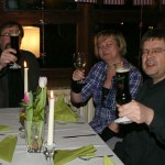 Pianist Fossi Pfohl, Ehefrau Annette und Gitarrist Mac (v.l.)